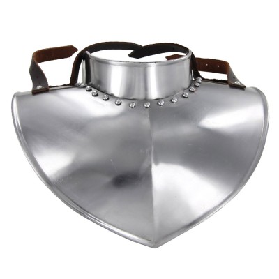 Medieval Renaissance Standing Collar Gorget – 18-Gauge Steel Armor