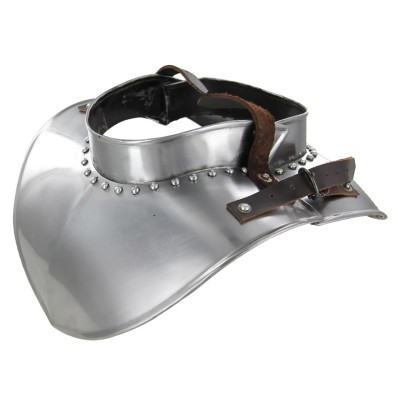 Medieval Renaissance Standing Collar Gorget – 18-Gauge Steel Armor