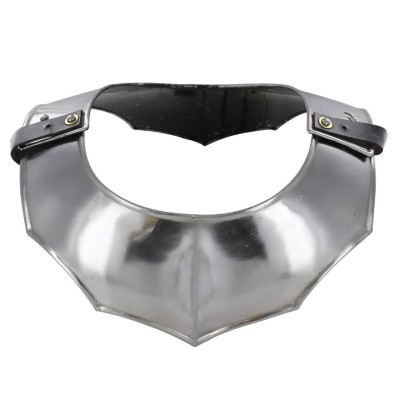 Medieval Renaissance Avenger Gorget – 18-Gauge Steel Neck Armor