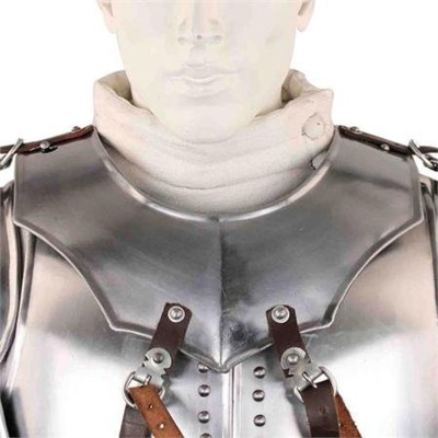 Medieval Renaissance Avenger Gorget – 18-Gauge Steel Neck Armor