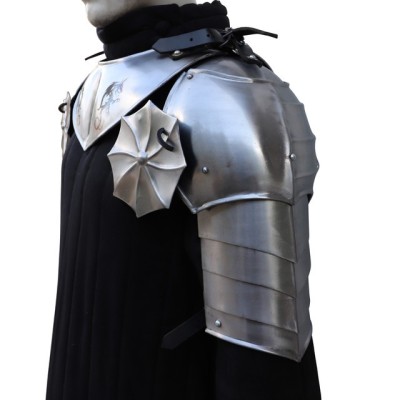 Thirst for War Medieval Pauldron & Rondel Set – Battle-Ready Armor