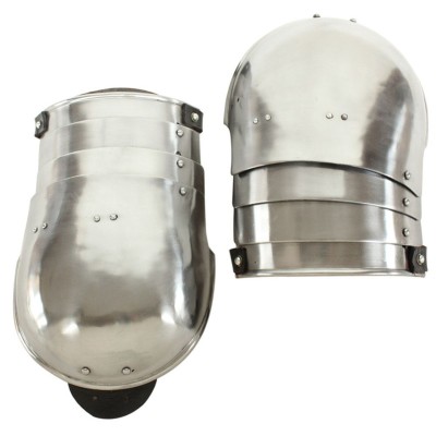 Plate Armor Cavalier Pauldrons – Steel Shoulder Protection for Knights