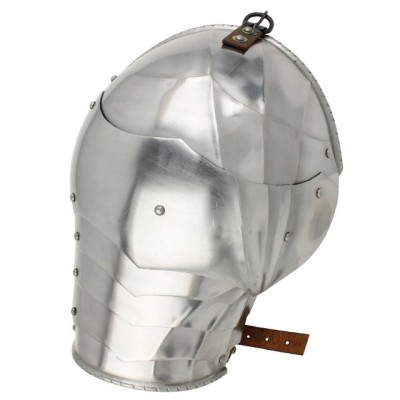 Medieval German Gothic Pauldron – 18g Steel Shoulder Armor