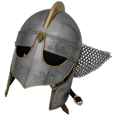 Knights Templar Barbuta Helmet – 16-Gauge Steel Medieval Armor