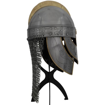 Knights Templar Barbuta Helmet – 16-Gauge Steel Medieval Armor