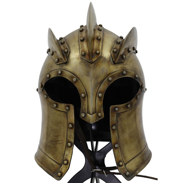 King’s Guard Collectible Medieval Helmet – Handcrafted 18-Gauge Steel Replica