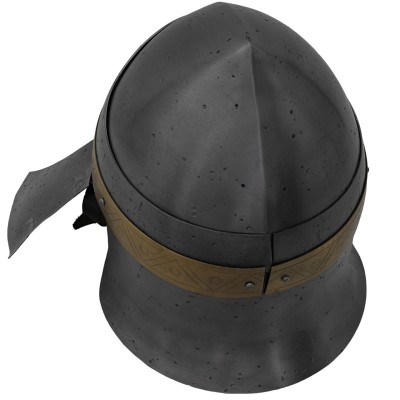 Norse Heritage Viking Battle Helmet – 18-Gauge Steel with Brass Accent