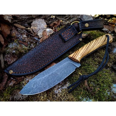 Handmade Nessmuk Knife – Rugged Outdoor Blade