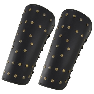 Gladiator Leather Bracers – Premium Roman Warrior Arm Guards