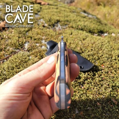 26C3 Nessemuk Knife – Cholla Resin Hybrid Handle