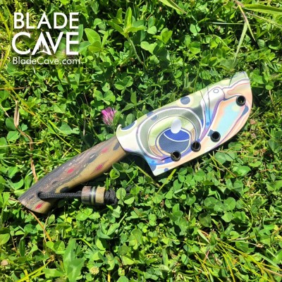 Handmade Bushcraft Knife with Kydex Sheath – Durable & Stylish