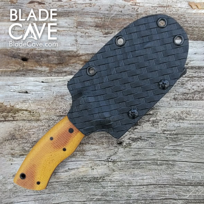 Bushcraft Knife – Reclaimed File Steel & Micarta Handle