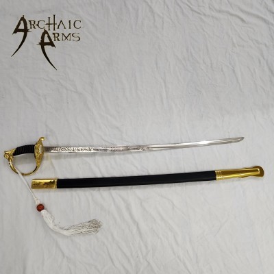 Golden Valor Limited Edition Stainless Steel Sword with Vinyl Scabbard