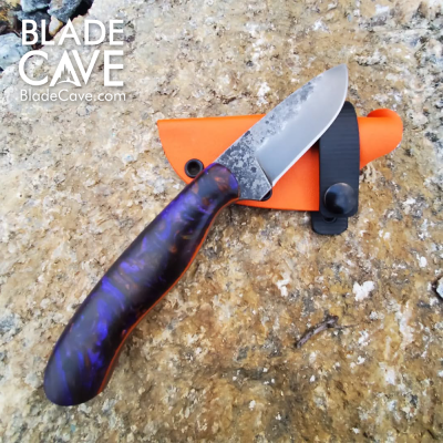 EDC Skinning Knife – 80CRV2 Steel & Resin Handle