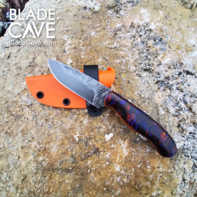 EDC Skinning Knife – 80CRV2 Steel & Resin Handle