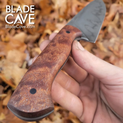 26C3 Hamon Blade Knife with Sapele Handle