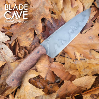 26C3 Hamon Blade Knife with Sapele Handle