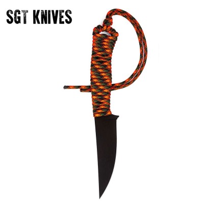 Speedgoat 2.0 Orange & Black | Full Tang Paracord Knife