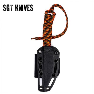 Speedgoat 2.0 Orange & Black | Full Tang Paracord Knife