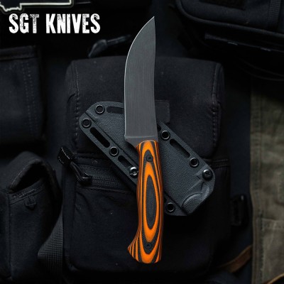 Stonewall Skinner Orange & Black | Full Tang Hunting Knife