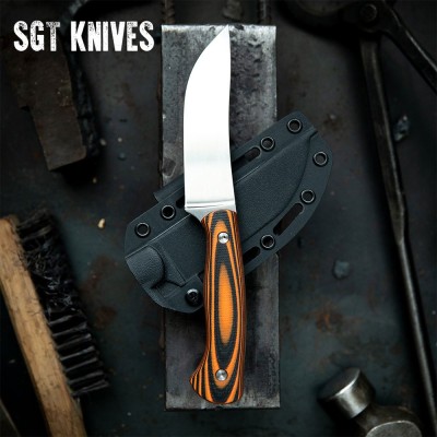 Magnacut Stonewall Skinner Orange & Black | Full Tang Hunting Knife