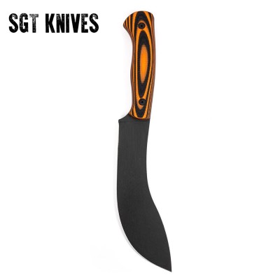 Beartooth Pro Skinning Blade – Orange & Black | Fleshing Knife