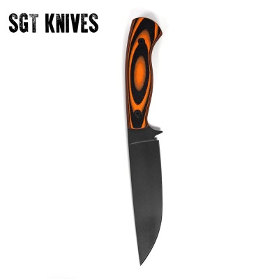 Super Cub Drop Point Hunter – Orange & Black | Ultimate Hunting Knife