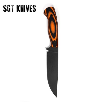 Super Cub Drop Point Hunter – Orange & Black | Ultimate Hunting Knife