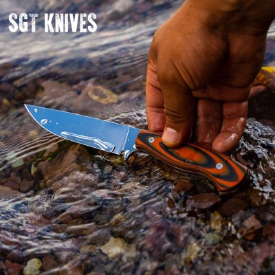 Magnacut Super Cub Drop Point Hunter – Orange & Black