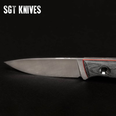 Compact Outdoor Knife – Satin Blade & Secure Sheath