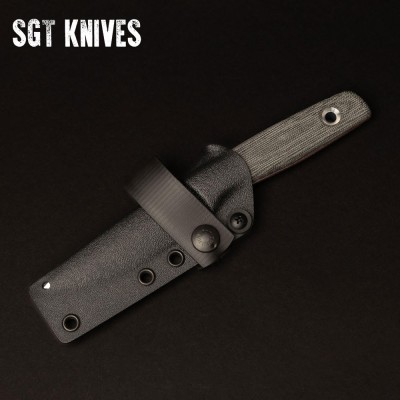 Compact Outdoor Knife – Satin Blade & Secure Sheath