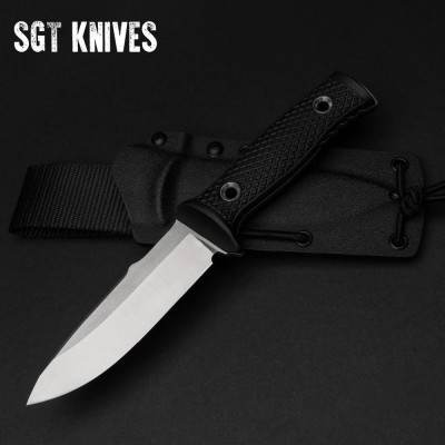 M-1SL Knife – M390 Steel Blade with Black G-10 Handle