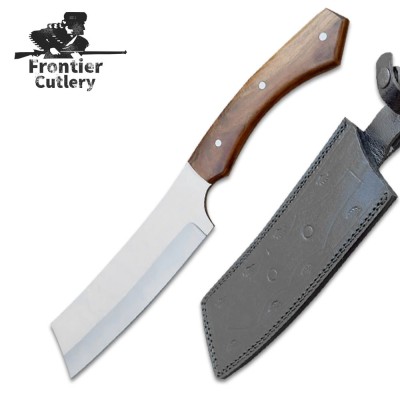 Custom Handmade 1095 Carbon Steel Machete with Walnut Handle Custom Handmade 1095 Carbon Steel Machete with Walnut Handle