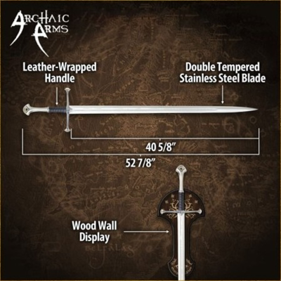 Anduril Sword Replica – Lord of the Rings Collectible
