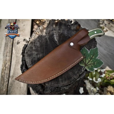 Twist Damascus Hunting Skinner Knife – Gift Ready