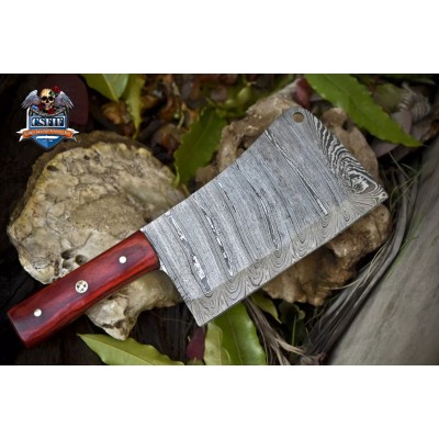 Twist Damascus Clever Chopper Knife