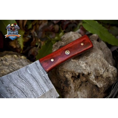 Twist Damascus Clever Chopper Knife