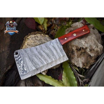 Twist Damascus Clever Chopper Knife