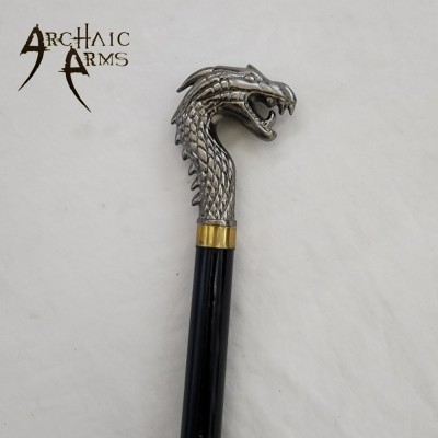 Dragon's Fury Cane Sword | Dual-Purpose Elegance & Hidden Power