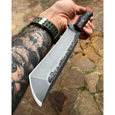 Hand Forged 80CRV2 Steel Tanto Knife | Twins Knives Custom Blade