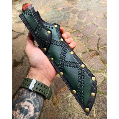 Hand Forged 80CRV2 Steel Tanto Knife | Twins Knives Custom Blade