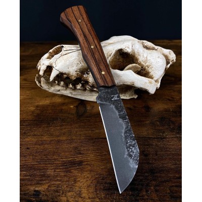 Hand-Forged Hadseax Knife - 80CRV2 Steel & Zebrawood Hand-Forged Hadseax Knife - 80CRV2 Steel & Zebrawood