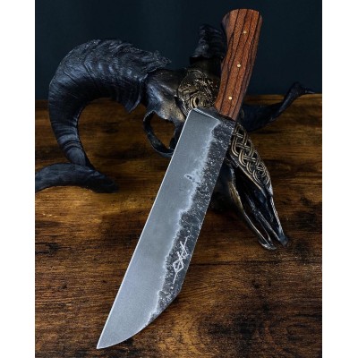 Twins Knives Scramasax - Hand Forged Carbon Steel