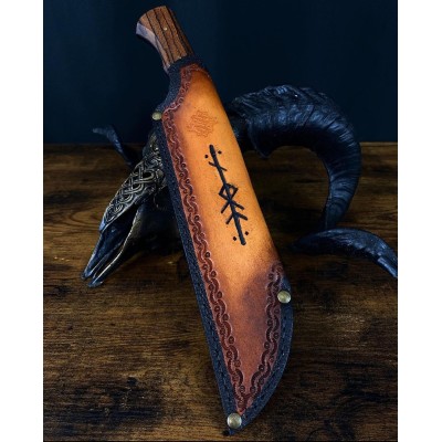 Twins Knives Scramasax - Hand Forged Carbon Steel