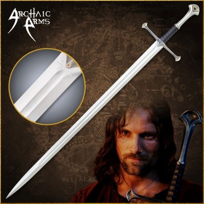 Anduril Sword of King Elessar full view – LOTR Replica