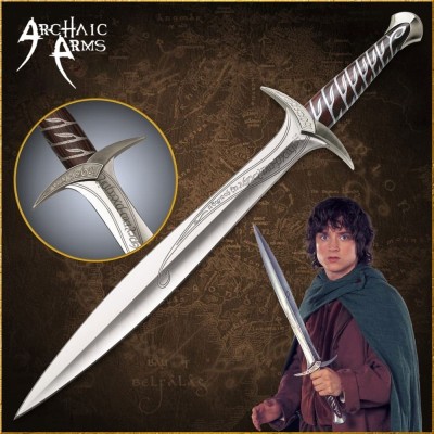Frodo Baggins’ Sting Sword replica with wall plaque