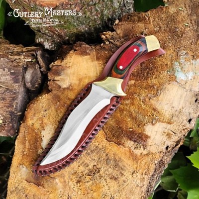 Shark Adventure Blade with Leather Sheath - Precision & Durability