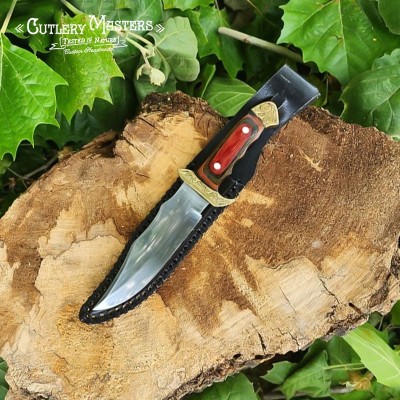 Range Master Outdoor Blade with Leather Sheath | Stainless Steel