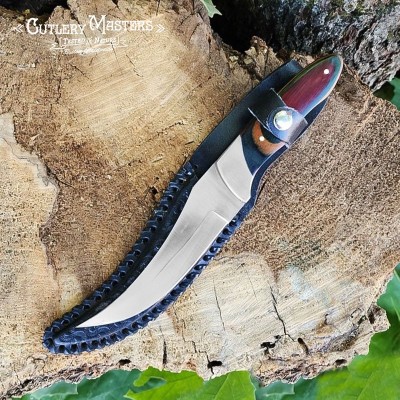 Big Buck Stainless Steel Blade with Leather Sheath