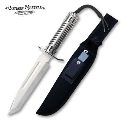 Vent Grip Tactical Survival Blade | Stainless Steel Outdoor Knife